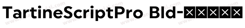 TartineScriptPro Bld字体转换